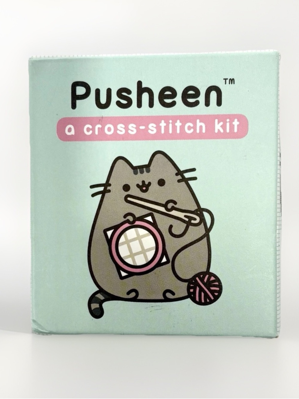 New Pusheen Cross Stitch Kit Complete For 3 Project Kawaii Needlepoint Cat Craft